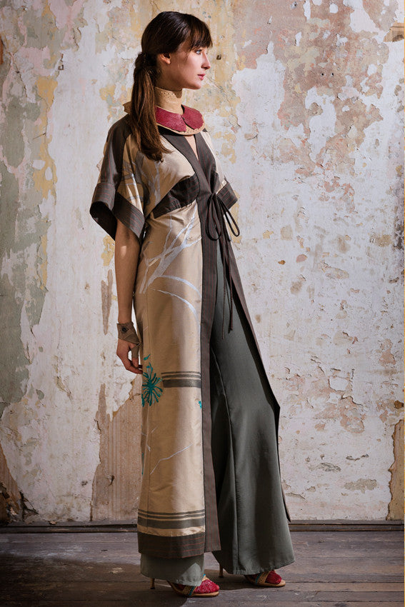 Winter Trees Kimono Shirt Dress P.S. FIORENZA Winter Trees Kimono Shirt Dress P.S. FIORENZA